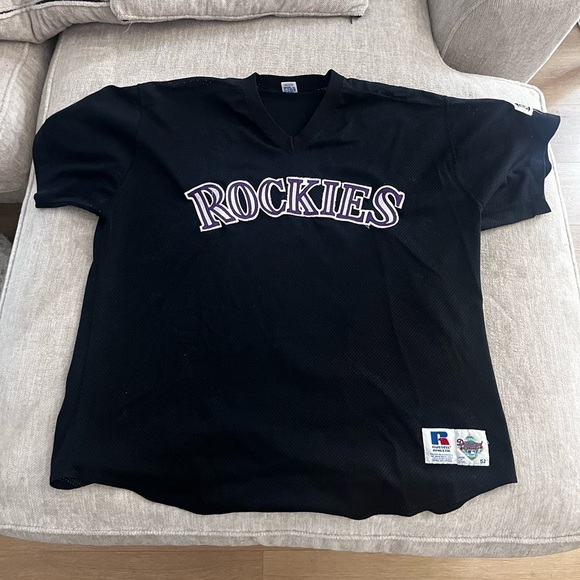 Russell Athletic Other - Vintage Russell Athletic Diamond Collection Colorado Rockies MLB Jersey Size 52